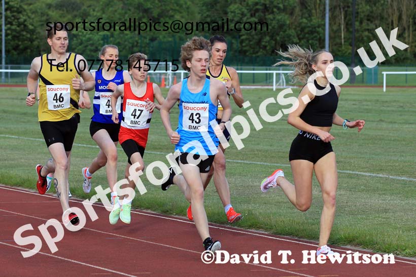 The 1500 metres, 2022 BMC Chester le Street. Photo: David T. Hewitson/Sports for All Pics